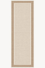 Striped Modern Kitchen Runner Rug – Beige