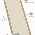 Striped Modern Kitchen Runner Rug – Beige – features