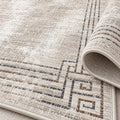 Striped Modern Runner Rug – texture close-up