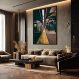 Subway Platform Photography Modern Wall Art – New York City Train Scene