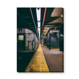 Subway Platform Photography Modern Wall Art – New York City Train Scene