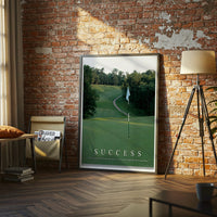 Success Quote Wall Décor Poster – Motivational Print for Office or Home Decor