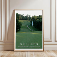 Success Quote Wall Décor Poster – Motivational Print for Office or Home Decor
