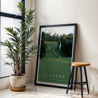 Success Quote Wall Décor Poster – Motivational Print for Office or Home Decor