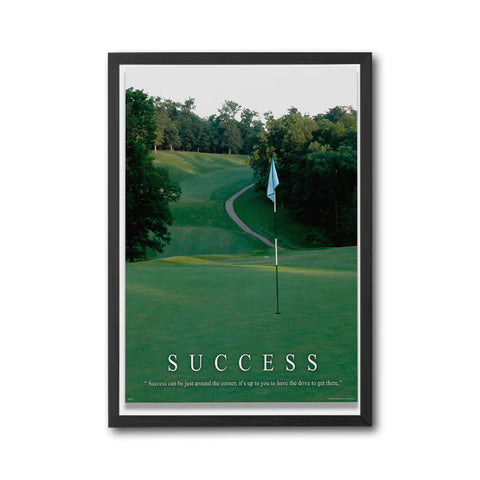 Success Quote Wall Décor Poster – Motivational Print for Office or Home Decor
