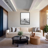 Surfer Photography Modern Wall Art – Black-and-White Ocean Wave Print