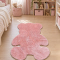 Teddy Bear Kids Plush Rug in a nursery