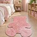 Teddy Bear Kids Plush Rug in a bedroom
