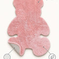 Teddy Bear Kids Plush Rug – features