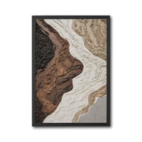 Textured Non-Figurative Design Home Art Wall Poster | Sleek Aesthetic Canvas Print