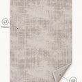 Textured Scandinavian Area Rug – Taupe & Cream – features
