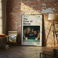 The Color of Money Retro Movie Wall Poster Wall Print