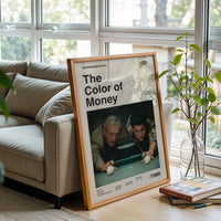 The Color of Money Retro Movie Wall Poster Wall Print