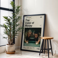 The Color of Money Retro Movie Wall Poster Wall Print