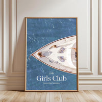The Girls Club FOR ICONIC BRANDS Luxury Yacht Aesthetic Wall Décor – Glam Coastal Decor