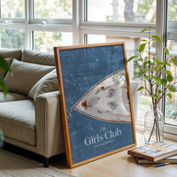 The Girls Club FOR ICONIC BRANDS Luxury Yacht Aesthetic Wall Décor – Glam Coastal Decor