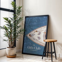 The Girls Club FOR ICONIC BRANDS Luxury Yacht Aesthetic Wall Décor – Glam Coastal Decor