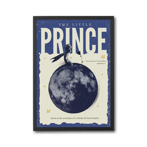 The Little Prince Quote Home Art – Nostalgic Literary Fine Print Inspired by Antoine de Saint‑Exupéry
