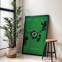 The Matrix Nostalgic Wall Poster Wall Poster Decor – Keanu Reeves Iconic Sci-Fi Movie Print