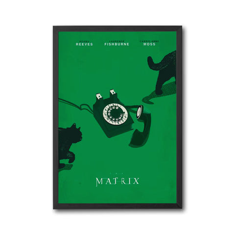 The Matrix Nostalgic Wall Poster Wall Poster Decor – Keanu Reeves Iconic Sci-Fi Movie Print