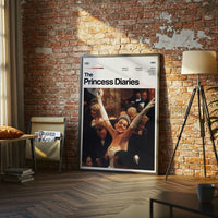 The Princess Diaries Movie Wall Poster Home Wall Décor – Cinematic Traditional Poster for Home Decor