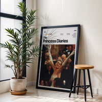 The Princess Diaries Movie Wall Poster Home Wall Décor – Cinematic Traditional Poster for Home Decor