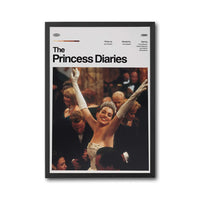 The Princess Diaries Movie Wall Poster Home Wall Décor – Cinematic Traditional Poster for Home Decor