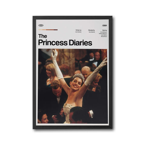 The Princess Diaries Movie Wall Poster Home Wall Décor – Cinematic Traditional Poster for Home Decor