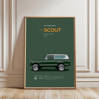 The Scout Quote Wall Print – International Scout II Minimal Wall Poster, Cars I've Owned Volume 3 Print