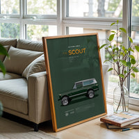 The Scout Quote Wall Print – International Scout II Minimal Wall Poster, Cars I've Owned Volume 3 Print