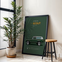 The Scout Quote Wall Print – International Scout II Minimal Wall Poster, Cars I've Owned Volume 3 Print