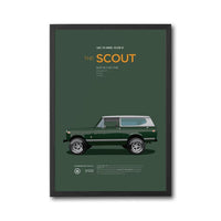 The Scout Quote Wall Print – International Scout II Minimal Wall Poster, Cars I've Owned Volume 3 Print