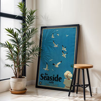 The Seaside Calls Take a Kodak Heritage Print | Retro Seaside Wall Print