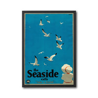 The Seaside Calls Take a Kodak Heritage Print | Retro Seaside Wall Print