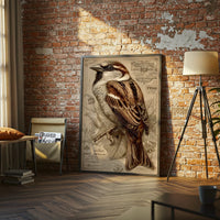 The Urban New Way Heritage Sparrow Illustration Wall Print