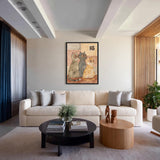 Three Cats Traditional Wall Art – Japanese Cat Watercolor with 猫