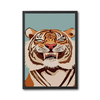 Tiger Pop Art Wall Print Décor Poster – Vibrant Sleek Animal Print for Home Decor
