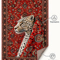 Tile Floral Traditional Area Rug – features