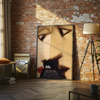 Tudo de Novo no Front Retro Non-Figurative Face Home Art Wall Poster