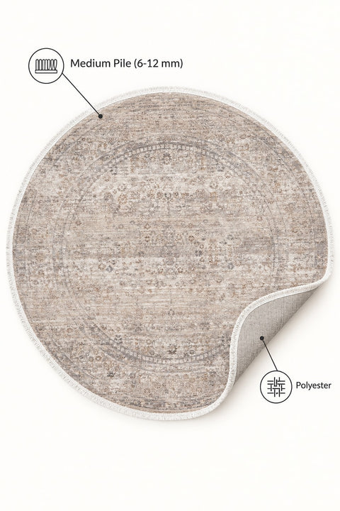Valeria Modern Area Rug – Beige – features
