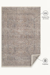 Valeria Modern Area Rug – Light Beige – features