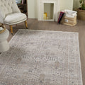 Valeria Vintage Area Rug in a living room