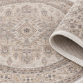 Valeria Vintage Area Rug – Cream – texture close-up