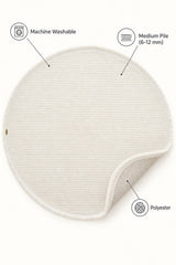 Vetrina Modern Round Rug – features