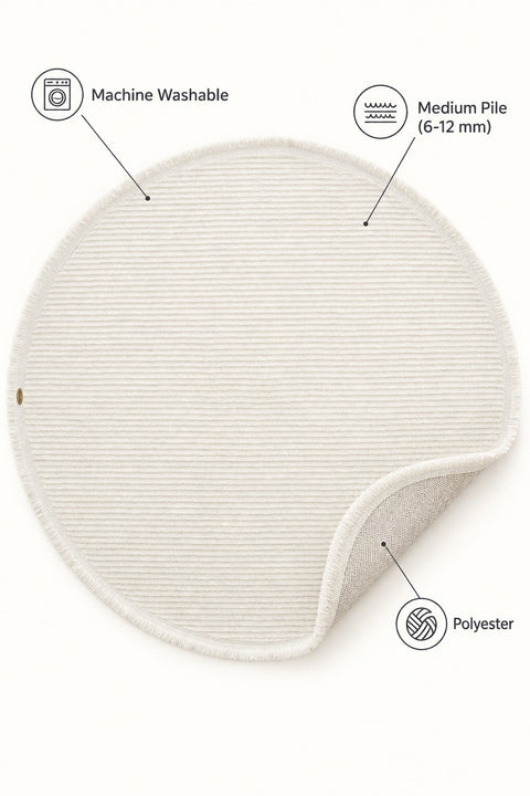 Vetrina Modern Round Rug – features