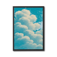 Nostalgic Cloud Illustration Home Wall Print – Antique Cloud Study Poster for Home or Nursery