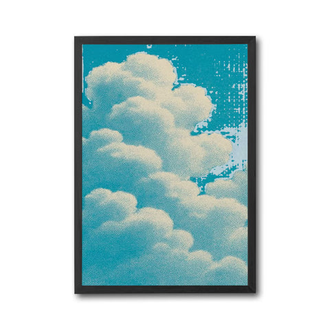 Nostalgic Cloud Illustration Home Wall Print – Antique Cloud Study Poster for Home or Nursery