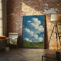 Heritage Cloudy Sky Landscape Wall Print