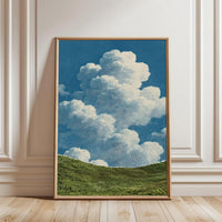 Heritage Cloudy Sky Landscape Wall Print