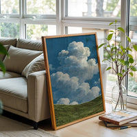 Heritage Cloudy Sky Landscape Wall Print